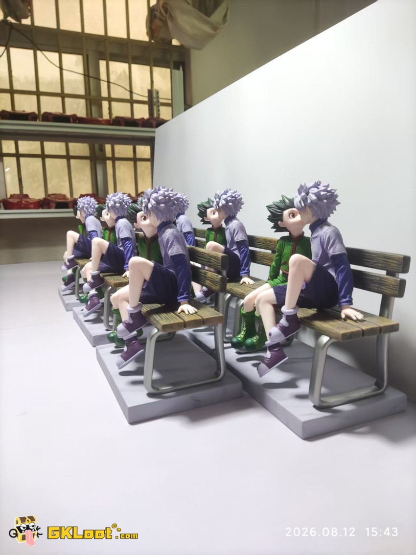 YI Studio 1/6 Hunter × Hunter Killua Zoldyck & Gon Freecss Statue - View 4 YI Studio 1/6 Hunter × Hunter Killua Zoldyck & Gon Freecss Statue - View 4