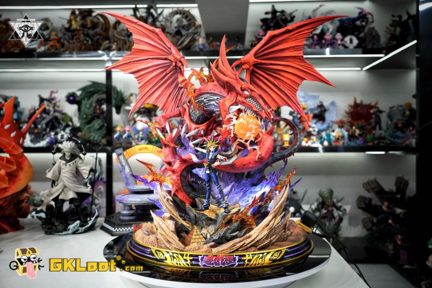 Deadman Studio Yu-Gi-Oh! Slifer the Sky Dragon Statue w/ LED - View 1 Deadman Studio Yu-Gi-Oh! Slifer the Sky Dragon Statue w/ LED - View 1