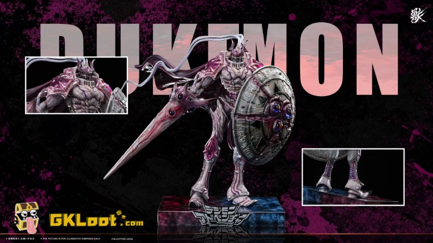 Shou Studio Digimon Dukemon Statue - View 9 Shou Studio Digimon Dukemon Statue - View 9