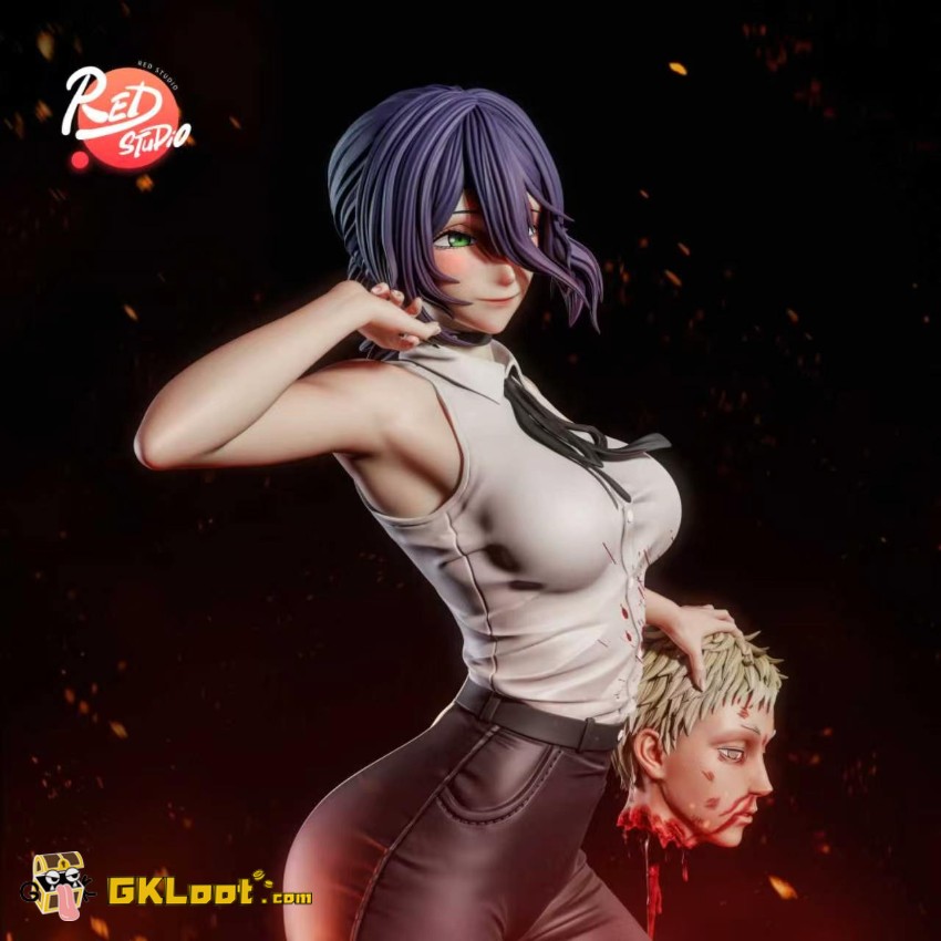 Red Studio Chainsaw Man Reze Statue - View 4 Red Studio Chainsaw Man Reze Statue - View 4