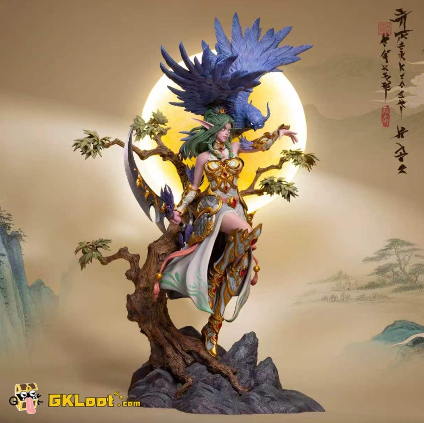 Blizzard Studio World of Warcraft Tyrande Whisperwind Statue w/ LED - View 1 Blizzard Studio World of Warcraft Tyrande Whisperwind Statue w/ LED - View 1