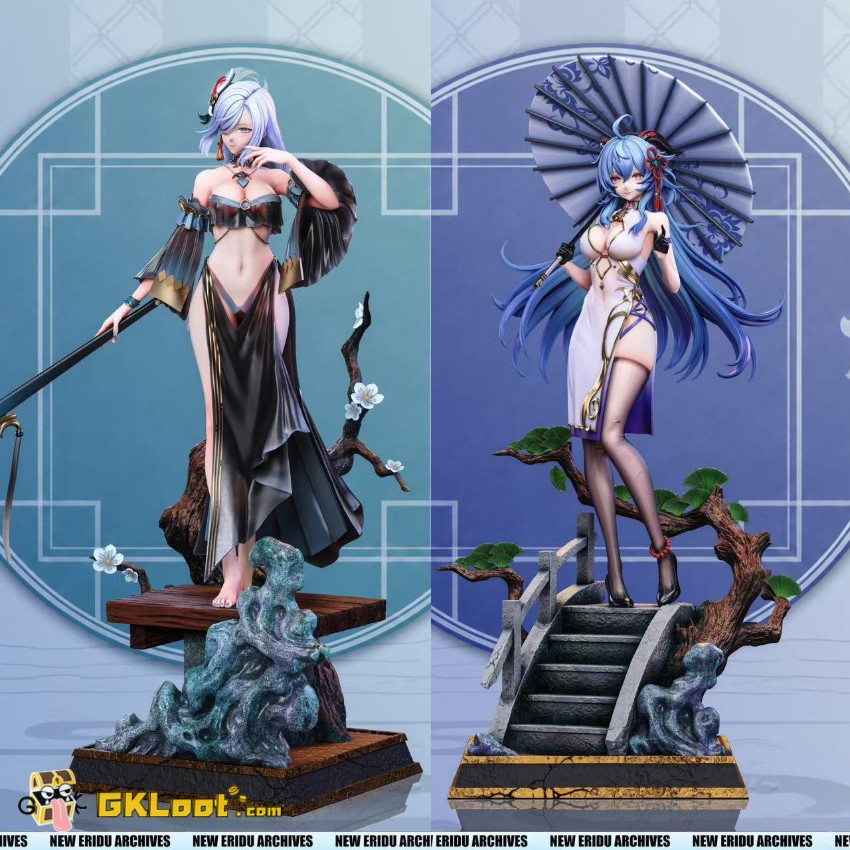 An Xing Studio 1/6 Genshin Impact Shen He & Ganyu Statue - View 1 An Xing Studio 1/6 Genshin Impact Shen He & Ganyu Statue - View 1