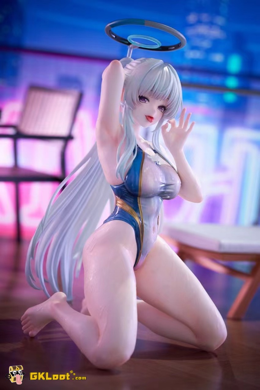 LongJingShi Studio 1/7 Blue Archive Ushio Noa & Hayase Yuuka Statue - View 2 LongJingShi Studio 1/7 Blue Archive Ushio Noa & Hayase Yuuka Statue - View 2