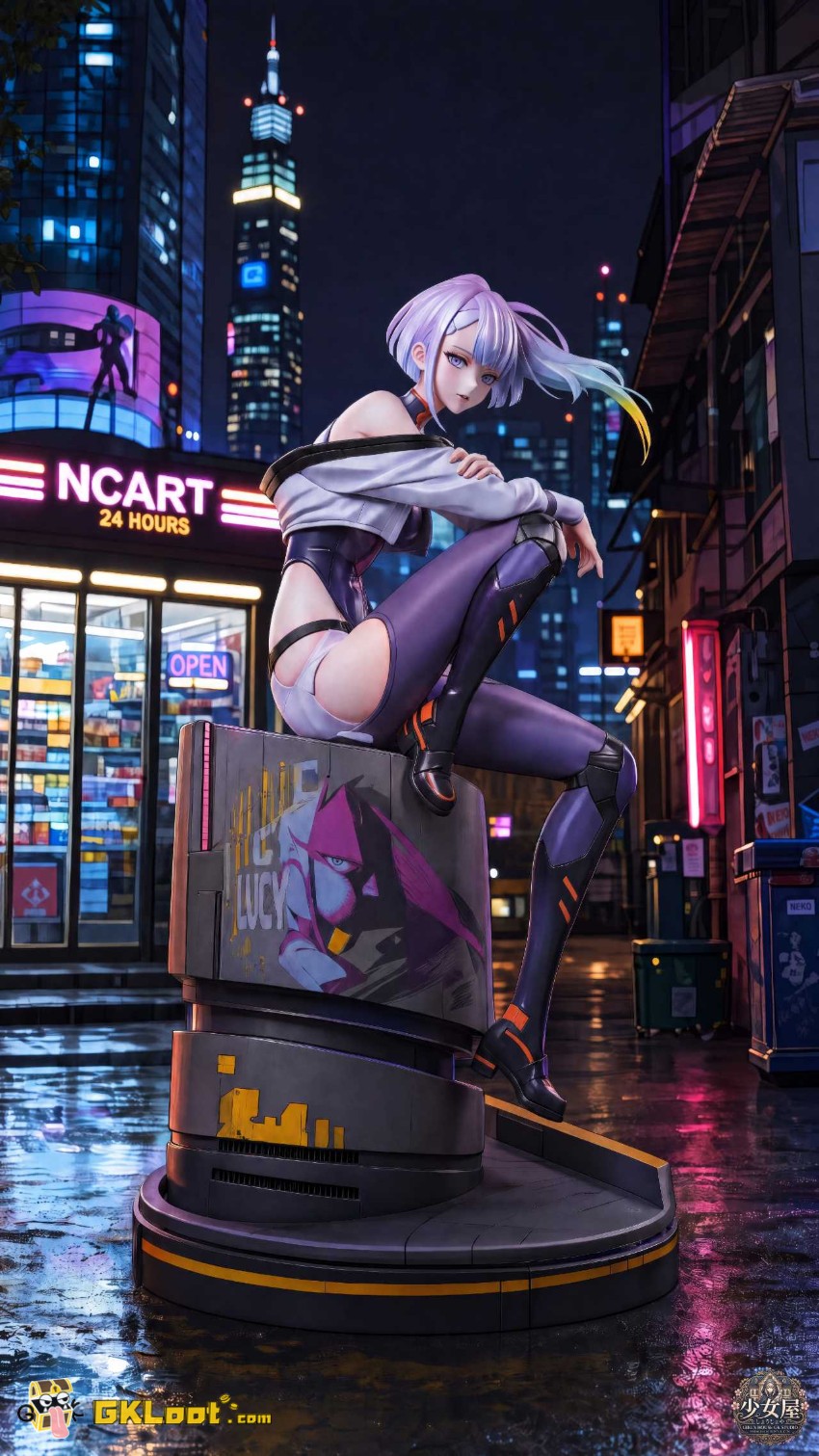 GIRL'S HOUSE GK Studio Cyberpunk: Edgerunners Lucyna Kushinada Statu - View 3 GIRL'S HOUSE GK Studio Cyberpunk: Edgerunners Lucyna Kushinada Statu - View 3