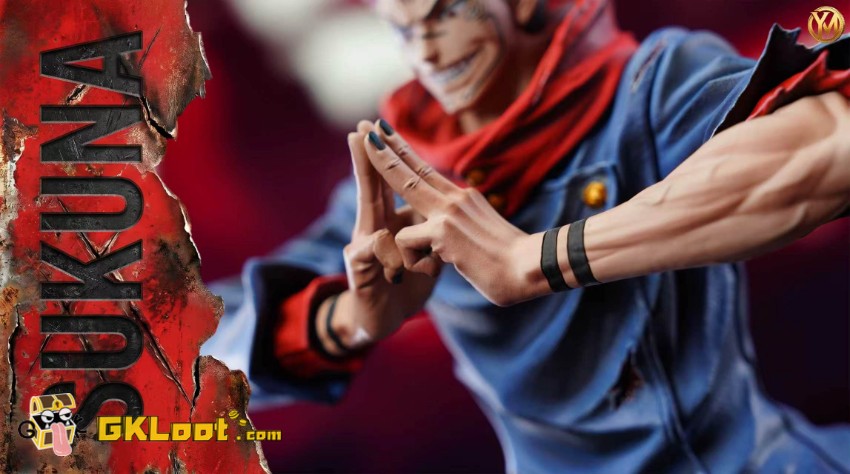 Young Money Studio 1/6 Jujutsu Kaisen Ryomen Sukuna Statue - View 10 Young Money Studio 1/6 Jujutsu Kaisen Ryomen Sukuna Statue - View 10