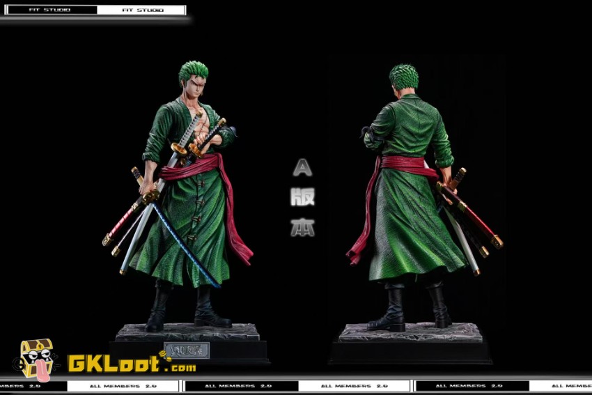 Fit Studio One Piece Roronoa Zoro Statue - View 4 Fit Studio One Piece Roronoa Zoro Statue - View 4