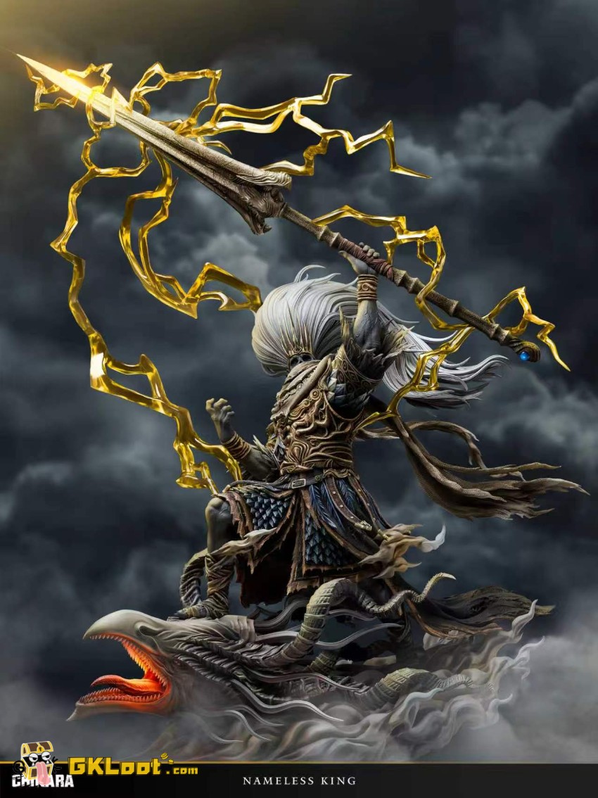 Chikara Studio 1/4 Dark Souls Nameless King Statue w/ LED - View 2 Chikara Studio 1/4 Dark Souls Nameless King Statue w/ LED - View 2