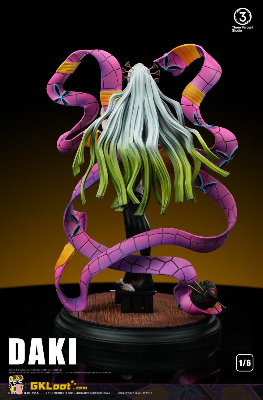 Three Percent Studio 1/6 Demon Slayer Daki Statue w/ LED - View 4 Three Percent Studio 1/6 Demon Slayer Daki Statue w/ LED - View 4