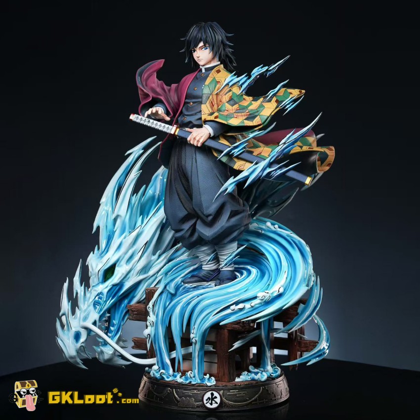 Zayico Studio Demon Slayer Tomioka Giyuu Statue w/ LED - View 1 Zayico Studio Demon Slayer Tomioka Giyuu Statue w/ LED - View 1