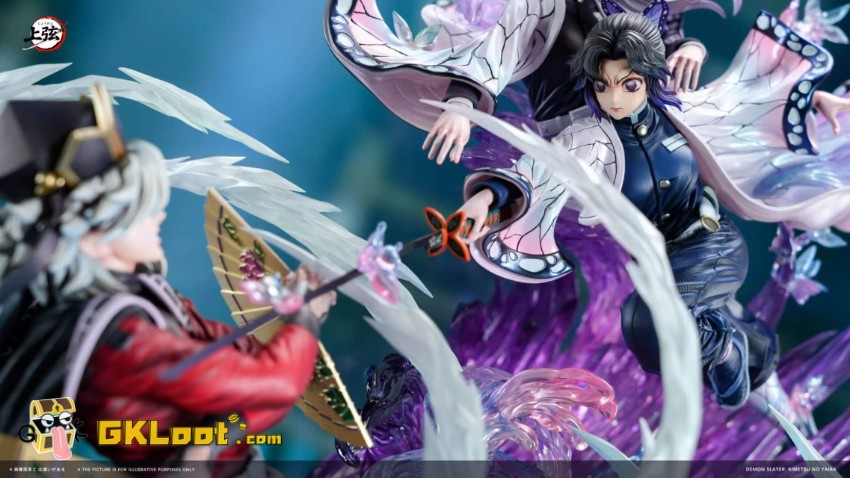 Shang Xian Studio Demon Slayer Kochou Shinobu vs Doma Statue - View 2 Shang Xian Studio Demon Slayer Kochou Shinobu vs Doma Statue - View 2
