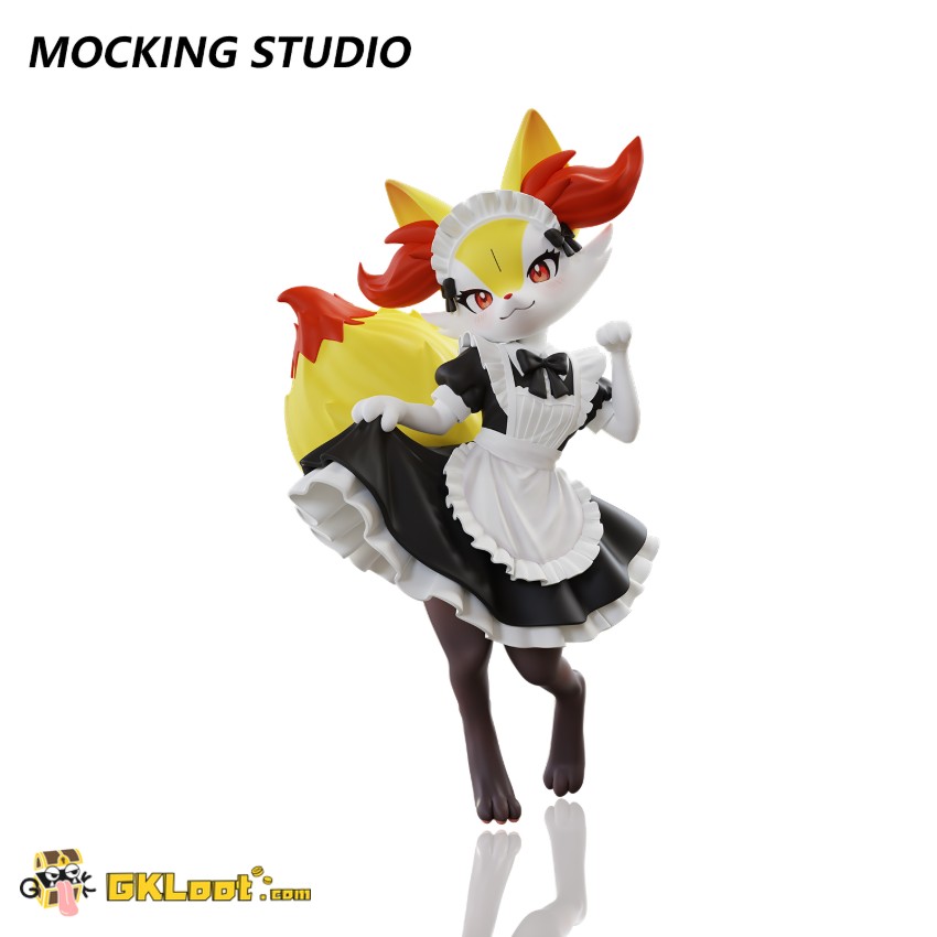 Mocking Studio 1/10 Pokémon Braixen Statue - View 3 Mocking Studio 1/10 Pokémon Braixen Statue - View 3