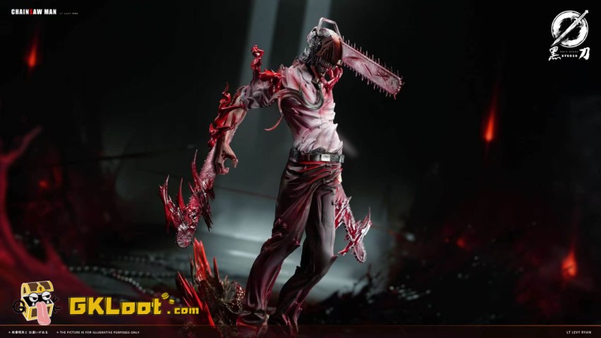 Dark Blade Studio 1/6 Chainsaw Man Denji Statue - View 7 Dark Blade Studio 1/6 Chainsaw Man Denji Statue - View 7