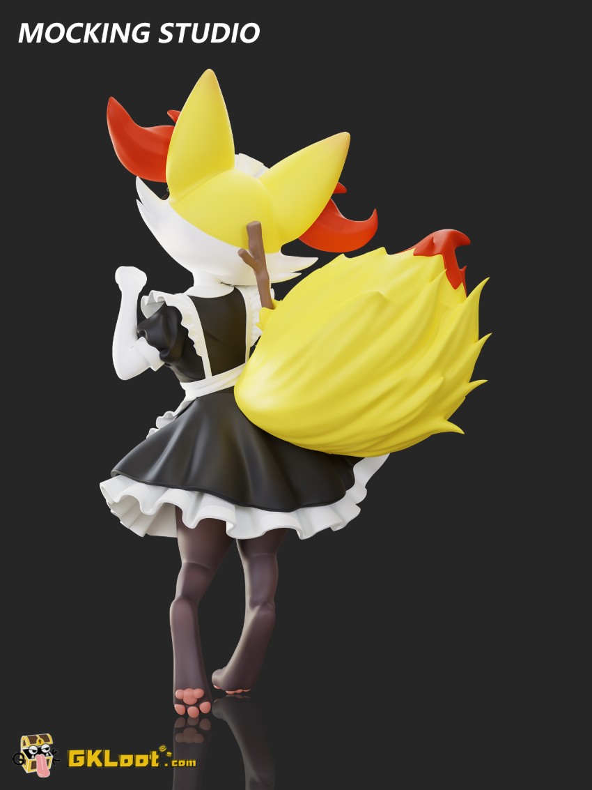 Mocking Studio 1/10 Pokémon Braixen Statue - View 19 Mocking Studio 1/10 Pokémon Braixen Statue - View 19
