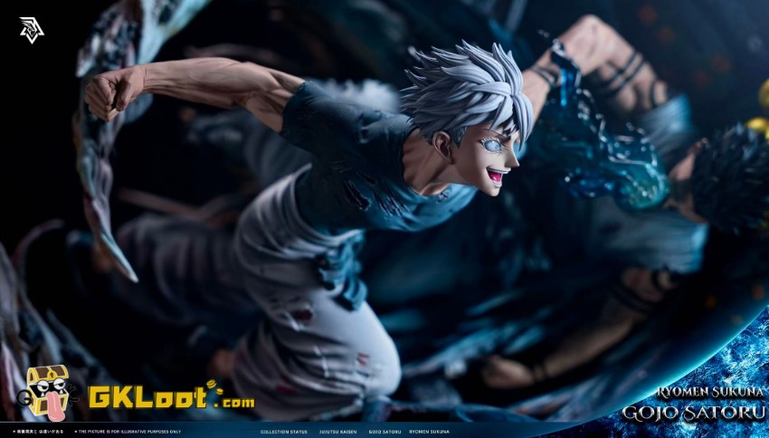 SSC Studio Jujutsu Kaisen Satoru Gojo & Ryomen Sukuna Statue - View 7 SSC Studio Jujutsu Kaisen Satoru Gojo & Ryomen Sukuna Statue - View 7