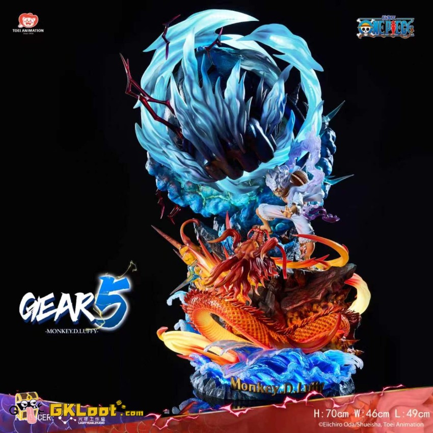 Light Year Studio One Piece Licensed Monkey D. Luffy Statue w/ LED - View 2 Light Year Studio One Piece Licensed Monkey D. Luffy Statue w/ LED - View 2