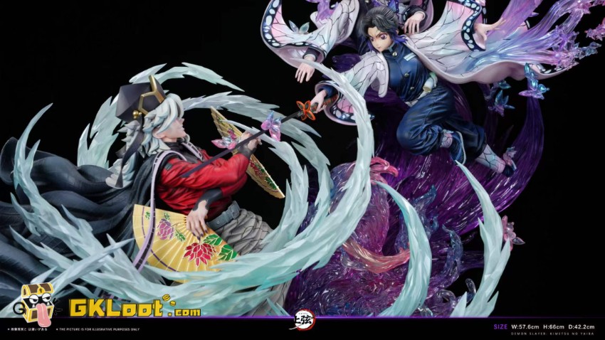 Shang Xian Studio Demon Slayer Kochou Shinobu vs Doma Statue - View 6 Shang Xian Studio Demon Slayer Kochou Shinobu vs Doma Statue - View 6