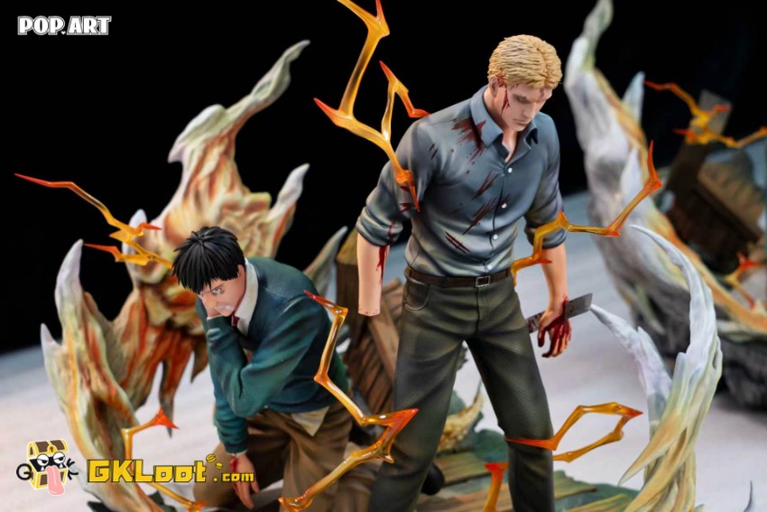 POP. ART Studio 1/6 Attack On Titan Reiner Braun & Bertholdt Hoover Statue - View 3 POP. ART Studio 1/6 Attack On Titan Reiner Braun & Bertholdt Hoover Statue - View 3