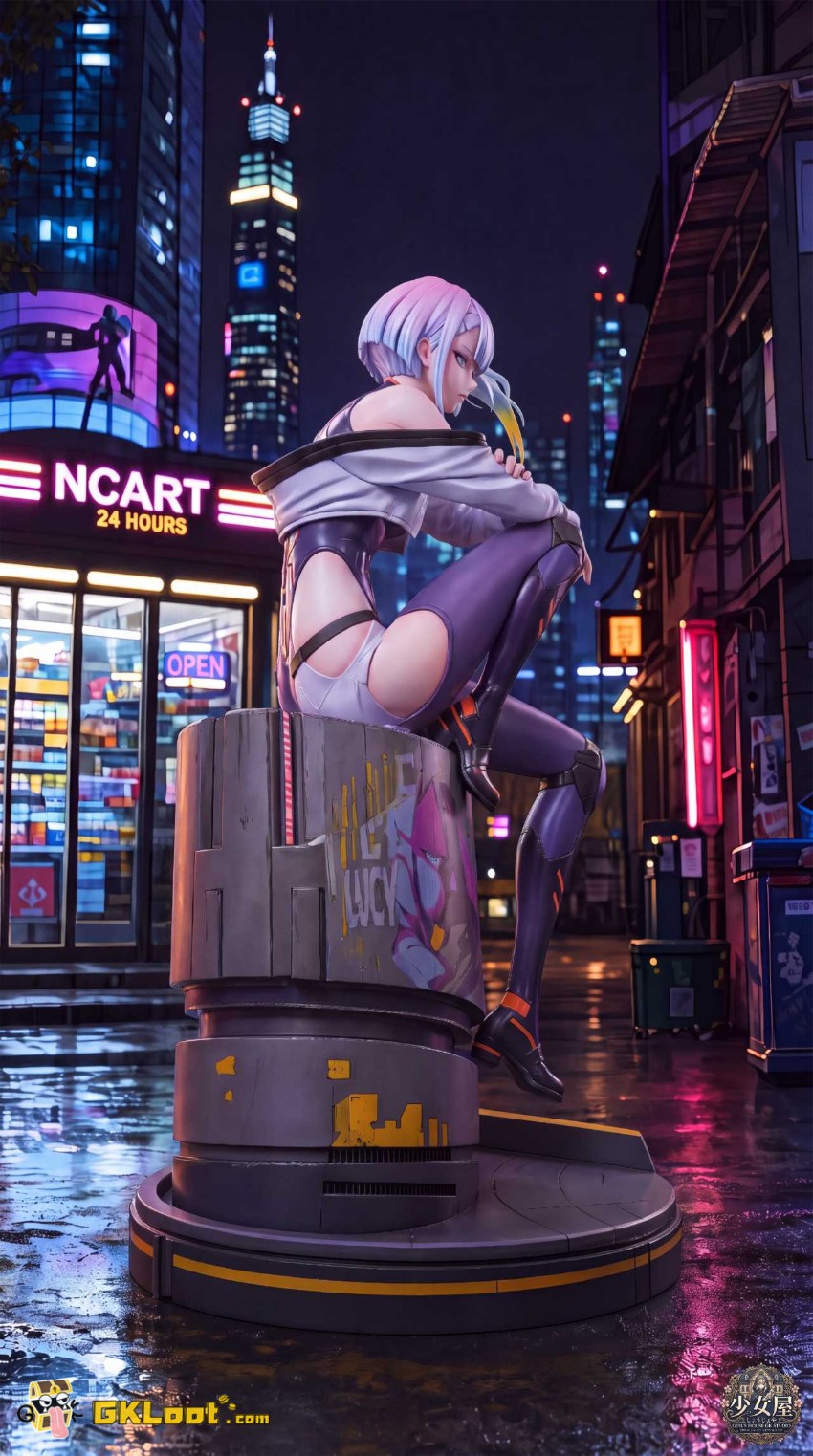 GIRL'S HOUSE GK Studio Cyberpunk: Edgerunners Lucyna Kushinada Statu - View 4 GIRL'S HOUSE GK Studio Cyberpunk: Edgerunners Lucyna Kushinada Statu - View 4