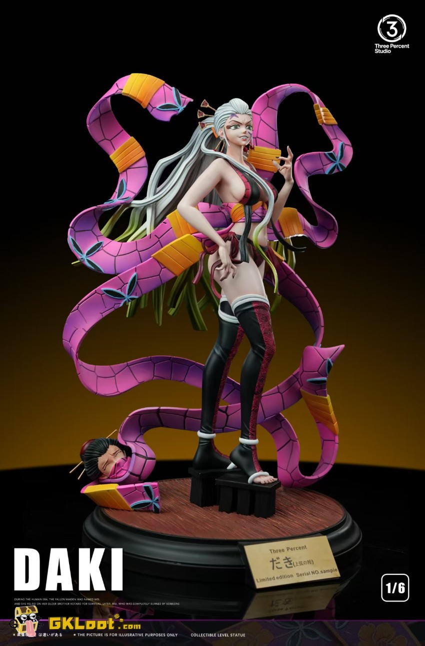 Three Percent Studio 1/6 Demon Slayer Daki Statue w/ LED - View 3 Three Percent Studio 1/6 Demon Slayer Daki Statue w/ LED - View 3
