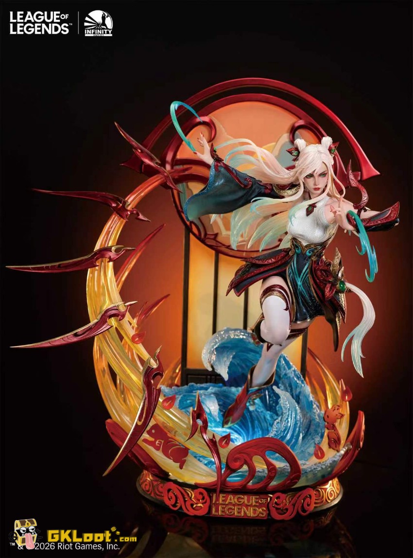 Infinity Studio 1/4 League of Legends Irelia Statue w/ LED - View 11 Infinity Studio 1/4 League of Legends Irelia Statue w/ LED - View 11