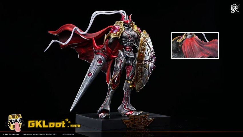 Shou Studio Digimon Dukemon Statue - View 7 Shou Studio Digimon Dukemon Statue - View 7