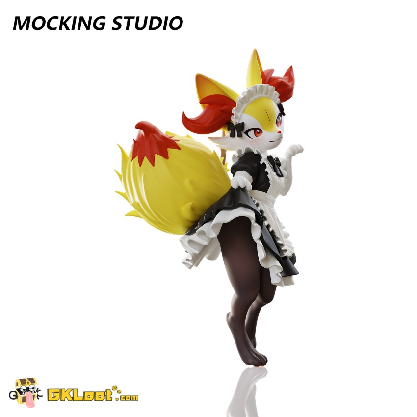 Mocking Studio 1/10 Pokémon Braixen Statue - View 5 Mocking Studio 1/10 Pokémon Braixen Statue - View 5