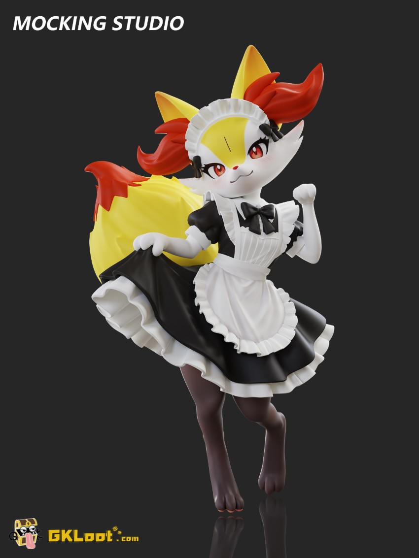 Mocking Studio 1/10 Pokémon Braixen Statue - View 13 Mocking Studio 1/10 Pokémon Braixen Statue - View 13