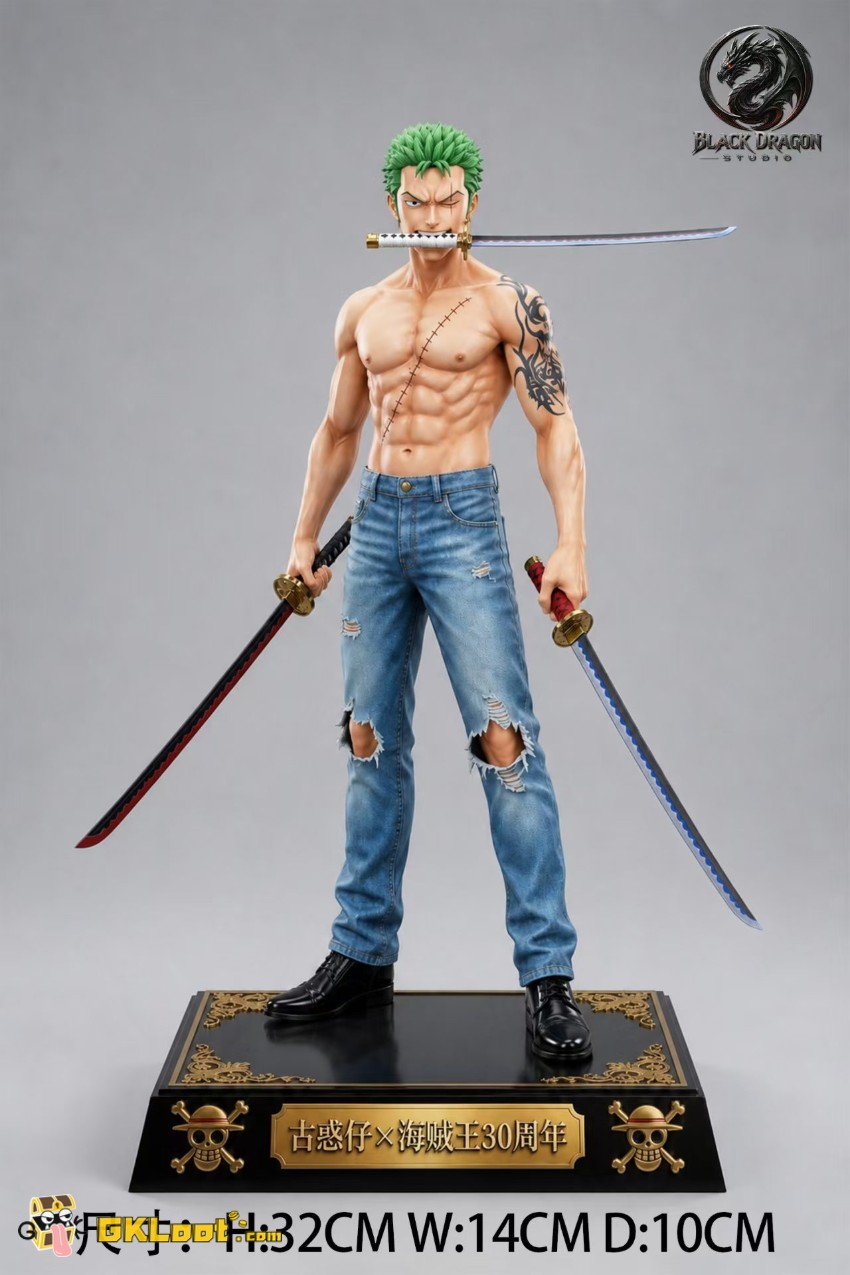 Black Dragon Studio 1/6 One Piece Gangster Pirates Statue - View 3 Black Dragon Studio 1/6 One Piece Gangster Pirates Statue - View 3