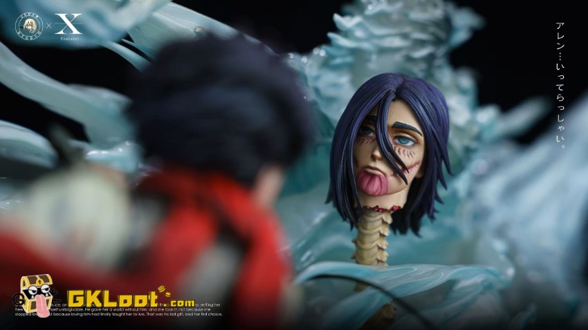 Execution & Cedar Studio Attack On Titan Mikasa Ackerman & Eren Jaeger Statue - View 7 Execution & Cedar Studio Attack On Titan Mikasa Ackerman & Eren Jaeger Statue - View 7