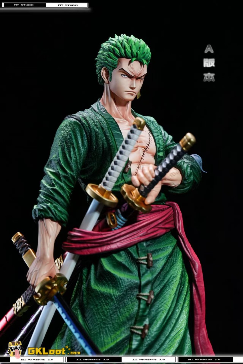 Fit Studio One Piece Roronoa Zoro Statue - View 6 Fit Studio One Piece Roronoa Zoro Statue - View 6
