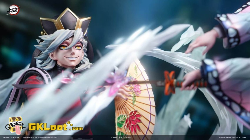 Shang Xian Studio Demon Slayer Kochou Shinobu vs Doma Statue - View 9 Shang Xian Studio Demon Slayer Kochou Shinobu vs Doma Statue - View 9