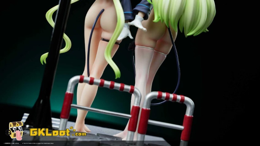 Genius Bee Studio Blue Archive Tachibana Hikari & Tachibana Nozomi Statue - View 4 Genius Bee Studio Blue Archive Tachibana Hikari & Tachibana Nozomi Statue - View 4