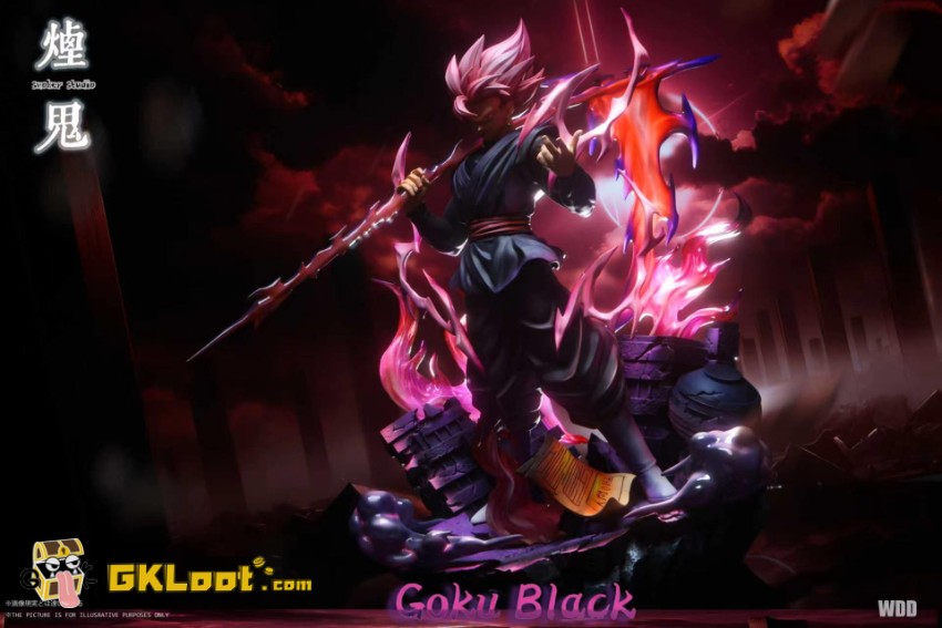 Jeen Studio Dragon Ball Goku Black Statue - View 2 Jeen Studio Dragon Ball Goku Black Statue - View 2
