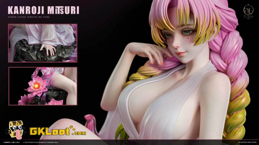 YL Studio 1/4 Demon Slayer Mitsuri Kanroji Statue - View 6 YL Studio 1/4 Demon Slayer Mitsuri Kanroji Statue - View 6