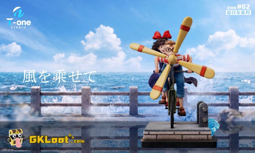 T-one Studio Kiki's Delivery Service Kiki & Tombo Statue - View 5 T-one Studio Kiki's Delivery Service Kiki & Tombo Statue - View 5