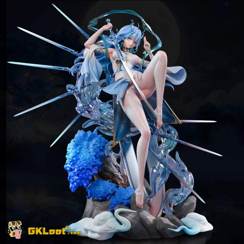 Rumeng Studio 1/6 Wuthering Waves Qingxiao Statue - View 1 Rumeng Studio 1/6 Wuthering Waves Qingxiao Statue - View 1