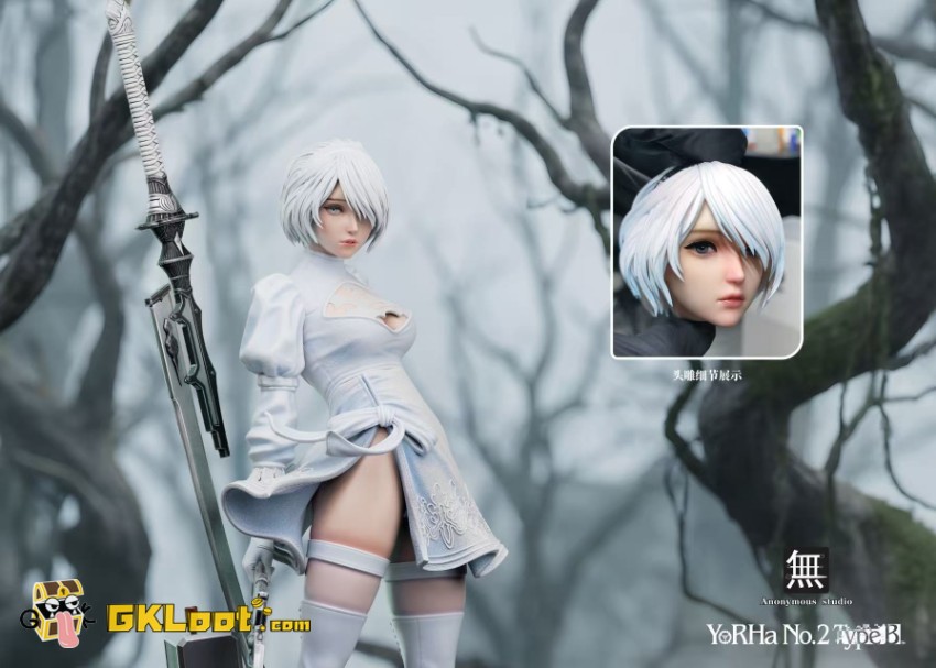 Anonymous Studio NieR:Automata YoRHa No. 2 Type B Statue - View 6 Anonymous Studio NieR:Automata YoRHa No. 2 Type B Statue - View 6