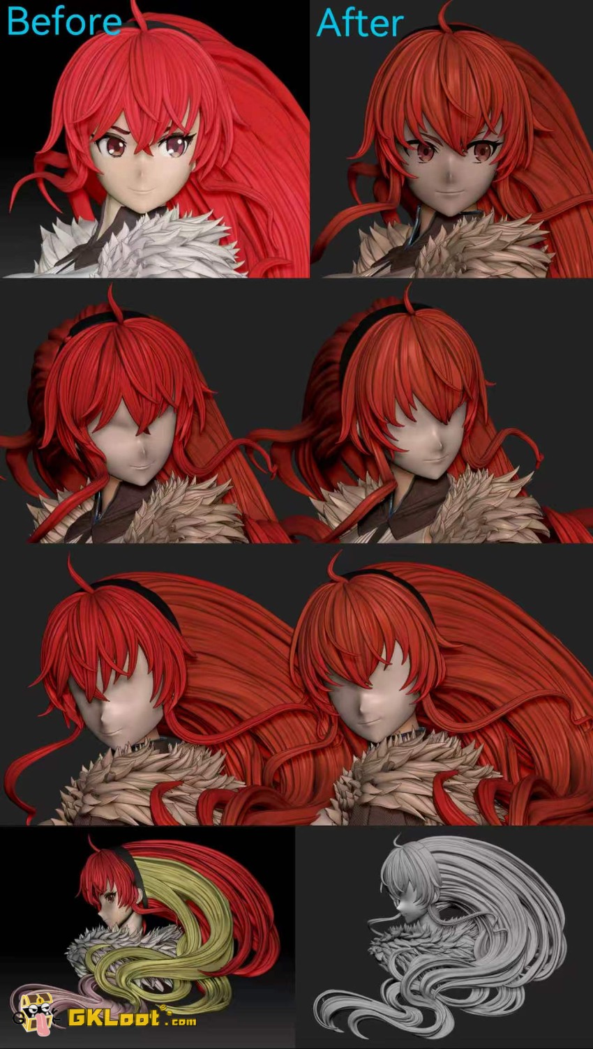 ArtCast Studio 1/6 Mushoku Tensei: Jobless Reincarnation Eris Boreas Greyrat Statue - View 8 ArtCast Studio 1/6 Mushoku Tensei: Jobless Reincarnation Eris Boreas Greyrat Statue - View 8