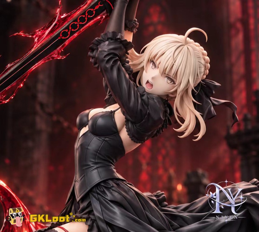 NIYUN Studio 1/6 Fate Saber Alter Statue w/ LED - View 5 NIYUN Studio 1/6 Fate Saber Alter Statue w/ LED - View 5