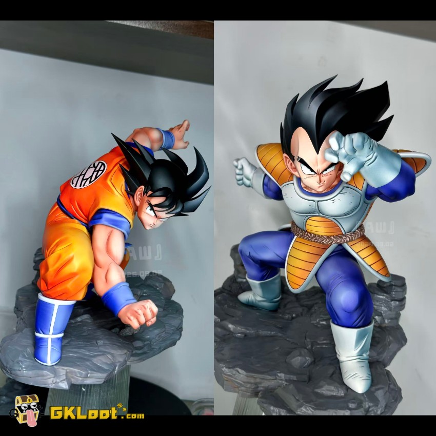 AW Studio 1/6 Dragon Ball Son Goku & Vegeta Statue - View 1 AW Studio 1/6 Dragon Ball Son Goku & Vegeta Statue - View 1