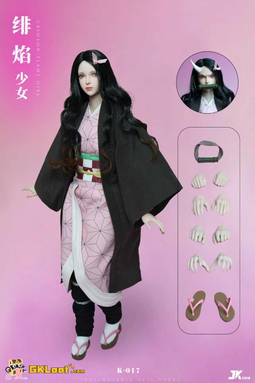 JKtoys Studio 1/6 Demon Slayer Kamado Nezuko Action Figure - View 4 JKtoys Studio 1/6 Demon Slayer Kamado Nezuko Action Figure - View 4