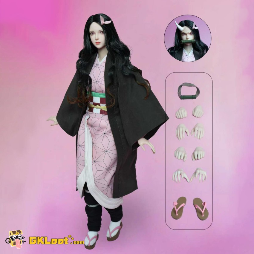 JKtoys Studio 1/6 Demon Slayer Kamado Nezuko Action Figure - View 1 JKtoys Studio 1/6 Demon Slayer Kamado Nezuko Action Figure - View 1