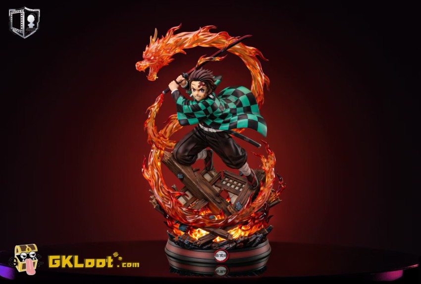 Ying Shi Studio Demon Slayer Tanjiro Kamado Statue - View 3 Ying Shi Studio Demon Slayer Tanjiro Kamado Statue - View 3