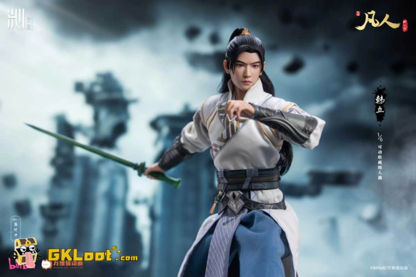 Ling Qin Studio 1/6 A Record of Mortal's Journey to Immortality Licensed Han Li Action Figure - View 4 Ling Qin Studio 1/6 A Record of Mortal's Journey to Immortality Licensed Han Li Action Figure - View 4