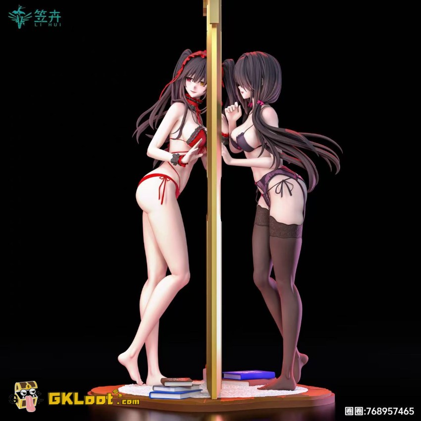 LiHui Studio 1/6 Date A Live Tokisaki Kurumi Statue - View 3 LiHui Studio 1/6 Date A Live Tokisaki Kurumi Statue - View 3