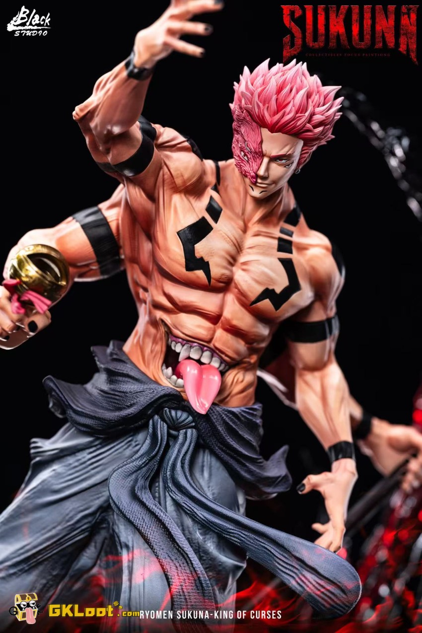 Black Studio Jujutsu Kaisen Ryomen Sukuna Statue - View 5 Black Studio Jujutsu Kaisen Ryomen Sukuna Statue - View 5