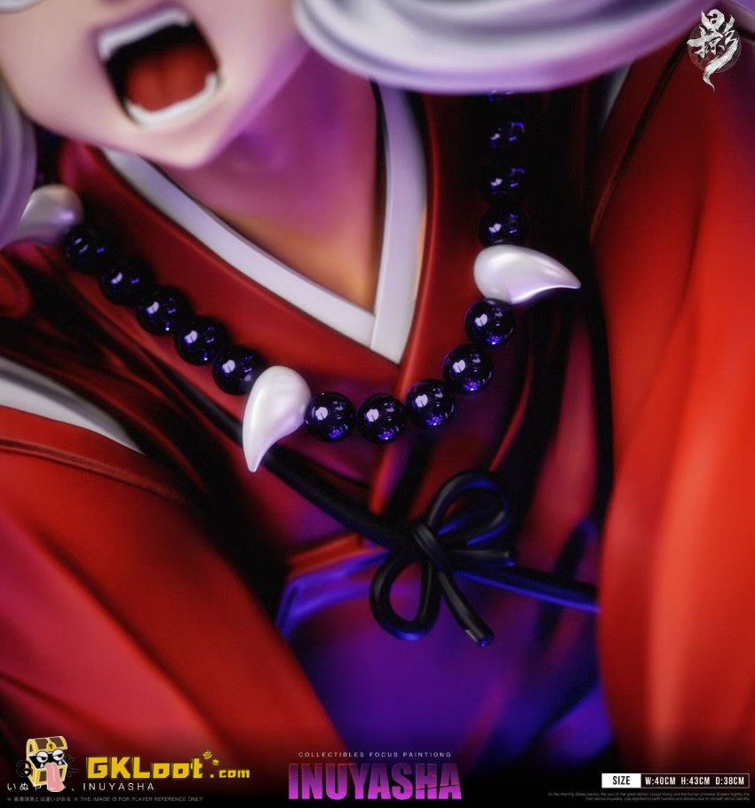 Lue Ying Studio Inuyasha Inuyasha Statue w/ LED - View 7 Lue Ying Studio Inuyasha Inuyasha Statue w/ LED - View 7