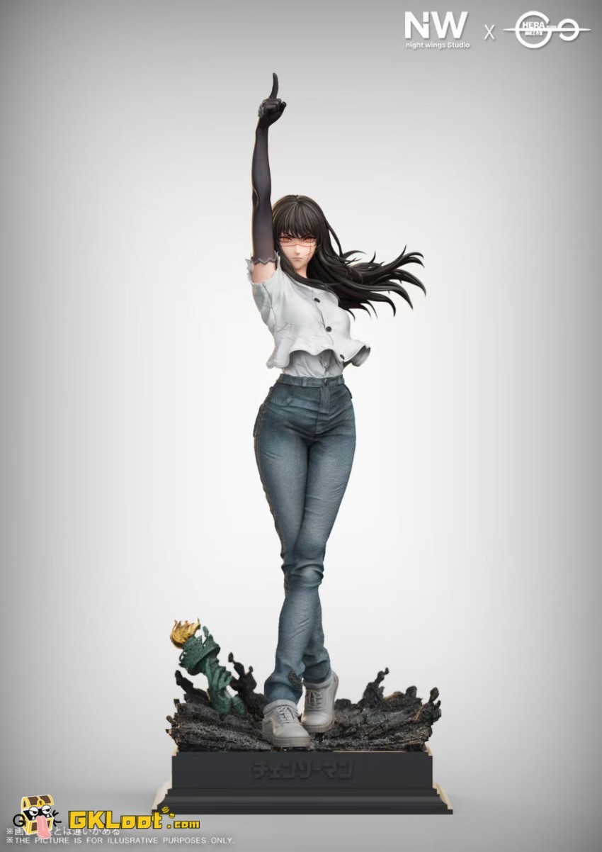 Night Wing & Hera Studio Chainsaw Man Mitaka Asa Statue - View 9 Night Wing & Hera Studio Chainsaw Man Mitaka Asa Statue - View 9