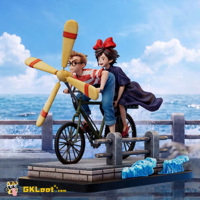 T-one Studio Kiki's Delivery Service Kiki & Tombo Statue - View 1 T-one Studio Kiki's Delivery Service Kiki & Tombo Statue - View 1