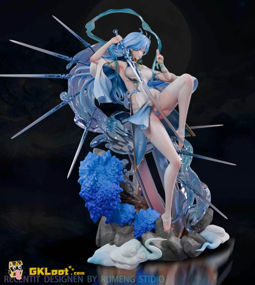 Rumeng Studio 1/6 Wuthering Waves Qingxiao Statue - View 3 Rumeng Studio 1/6 Wuthering Waves Qingxiao Statue - View 3